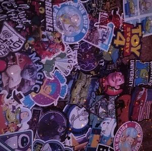 Waterproof stickers ,pins&more